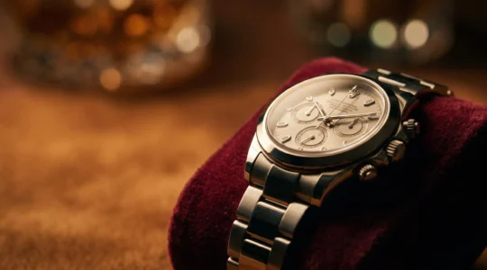 Représentation conceptuelle de l'attente et du désir dans l'horlogerie de luxe